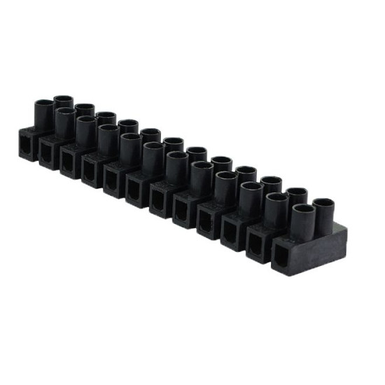 Клемна колодка Аско-Укрем тип "Н" 10А 10мм² чорна (A0130040017)