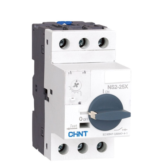 Автомат захисту двигуна Chint NS2-25X 1.6-2.5A з поворотною ручкою (495182)