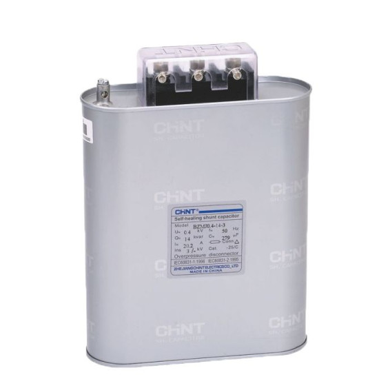 Трифазний конденсатор Chint BZMJ-0.45-15-3 АС 450В 15кВАр (516373)