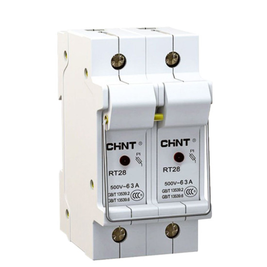 Тримач запобіжників Chint NRT28-125 2P до 125А 22х58мм (520401)