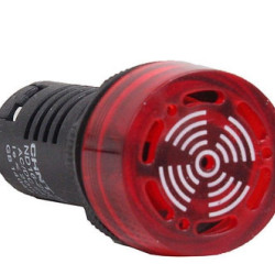 Звуковий сигналізатор Chint ND16-22LC АС 220В Ø22mm червоний (593471)