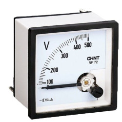 Вольтметр Chint NP72-V 100В 72х72мм (761732)