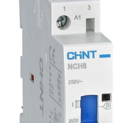 Модульний контактор Chint NCH8-16M/11 AC 220-240В з ручним управлінням (257403)