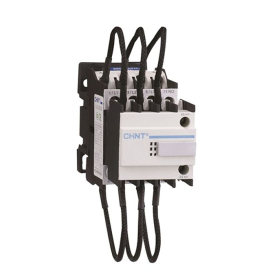Контактор для конденсаторної установки Chint CJ19-150/10 380В 80кВар 1NO (244403)