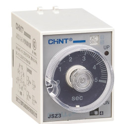 Реле часу багатодіапазонного типу Chint JSZ3A-A AC 220В 0,05-0,5/5/30с/3хв (294320)