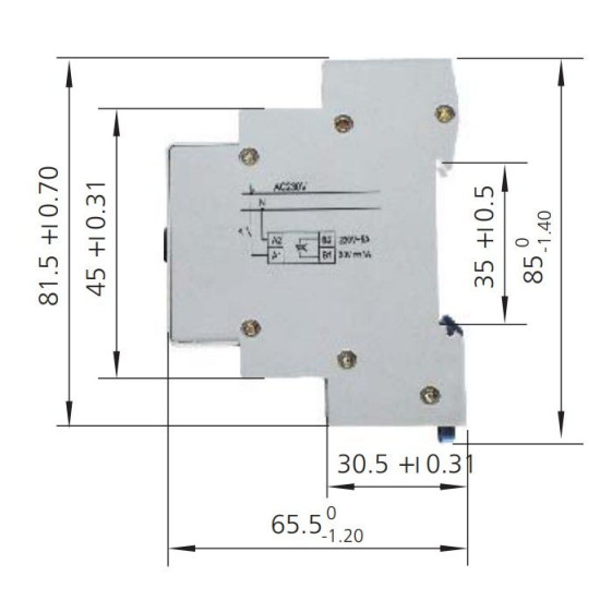 Реле затримки часу Chint NTE8-B AC 24В 1NO 12с-120с на увімкнення (258456)