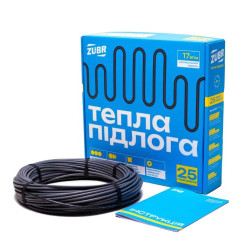 Нагрівальний кабель ZUBR DC CABLE 17/1340Вт