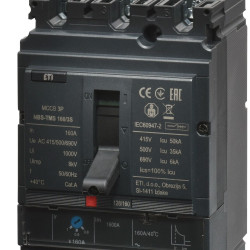 Автоматический выключатель ETI NBS-TMS 100/3L 25A 36кА 3P (4673010)
