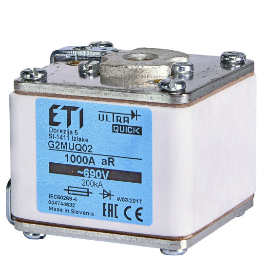 Запобіжник ETI G2UQ01/450A/690V aR 200кА (4374525)