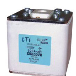 Запобіжник ETI G3MUQ01/800A/1000V aR 200кА (4305630)