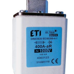 Запобіжник ETI S1MUQ01/110/200A/1000V aR 200кА (4303717)