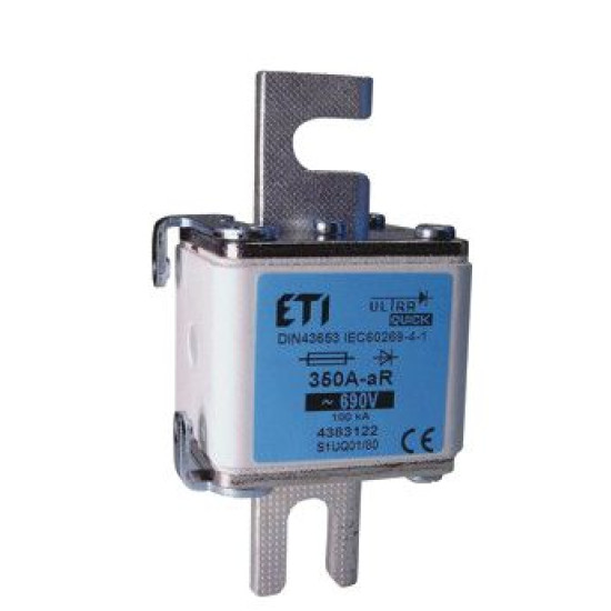 Запобіжник ETI S1MUQ01/80/125A/690V aR 200кА (4383715)