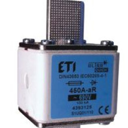 Запобіжник ETI S1UQ01/110/160A/690V aR 200кА (4393116)