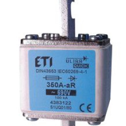 Запобіжник ETI S1UQ01/80/100A/690V aR 200кА (4383114)