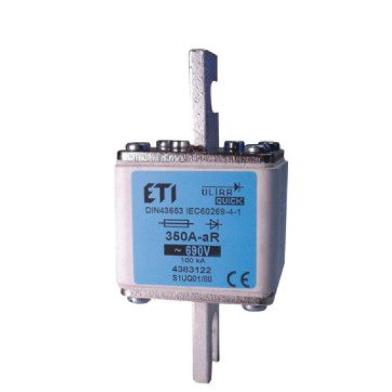 Запобіжник ETI S1UQ01/80/100A/690V aR 200кА (4383114)