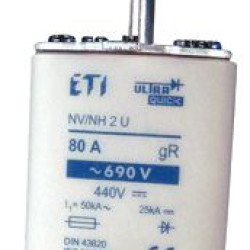 Запобіжник ETI S2UQU/110/160A/690V aR 50кА (4334112)