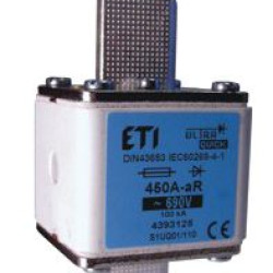 Запобіжник ETI S3UQ01/110/800A/690V aR 200кА (4395130)