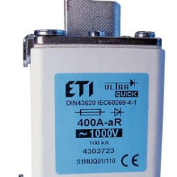 Запобіжник ETI S3MUQ01/110/500A/1000V aR 200кА (4305726)