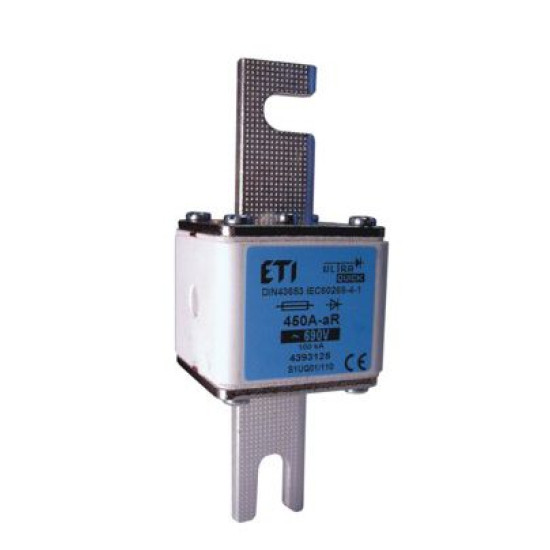Запобіжник ETI S3MUQ01/110/630A/690V aR 200кА (4395728)