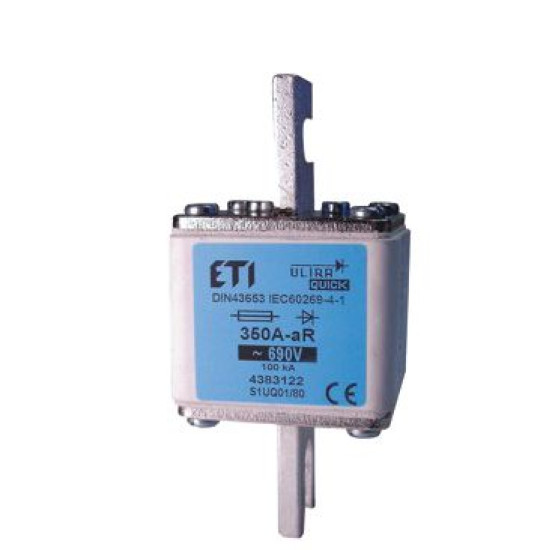 Запобіжник ETI S3UQ01/80/630A/690V aR 200кА (4385128)