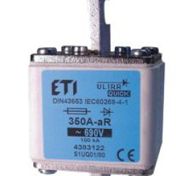 Запобіжник ETI S3UQ01/80/1000A/690V aR 200кА (4385132)