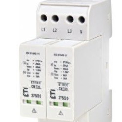 Обмежувач перенапруги ETITEC CM T23 275/20 2+0 1p TNC-S RC (2440651)