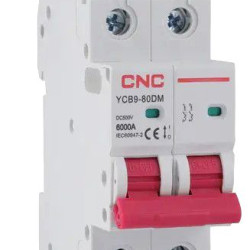 Модульний автоматичний вимикач CNC YCB9-80DM 2Р 4А 6кА С 500В DC (Б00035404)