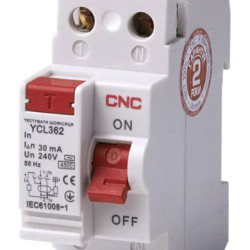 ПЗВ CNC YCL362-63 16А 1Р+N 6кА 30мА (Б00037680)