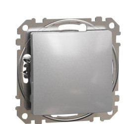 Кнопковий вимикач Schneider Electric Sedna Design & Elements алюміній SDD113111