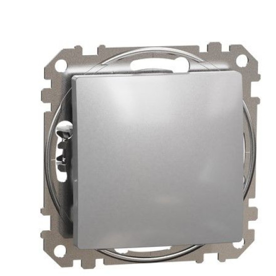 Кнопковий вимикач Schneider Electric Sedna Design & Elements алюміній SDD113111