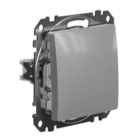 Кнопковий вимикач Schneider Electric Sedna Design & Elements алюміній SDD113111