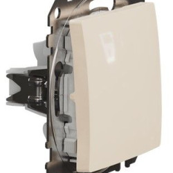 Кнопковий вимикач Schneider Electric Sedna Design & Elements бежевий SDD112111
