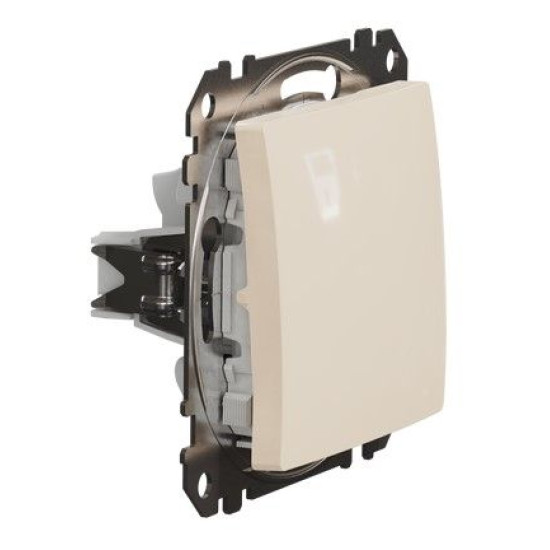 Кнопковий вимикач Schneider Electric Sedna Design & Elements бежевий SDD112111