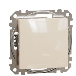 Перемикач Schneider Electric Sedna Design & Elements бежевий SDD112106