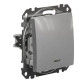 Перехресний перемикач Schneider Electric Sedna Design & Elements з підсвіткою алюміній SDD113107L