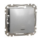 Перемикач Schneider Electric Sedna Design & Elements з підсвіткою алюміній SDD113106L