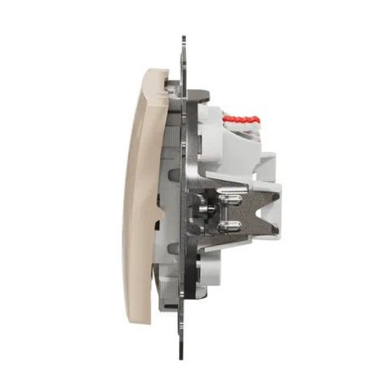 Перемикач Schneider Electric Sedna Design & Elements з підсвіткою бежевий SDD112106L