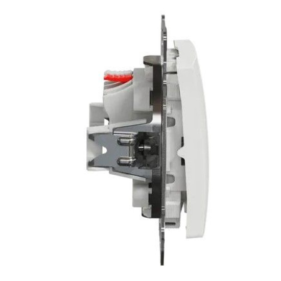 Перехресний перемикач Schneider Electric Sedna Design & Elements з підсвіткою білий SDD111107L