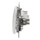 Перемикач Schneider Electric Sedna Design & Elements з підсвіткою білий SDD111106L