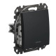 Перехресний перемикач Schneider Electric Sedna Design & Elements з підсвіткою чорний SDD114107L