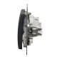 Вимикач Schneider Electric Sedna Design & Elements з підсвіткою чорний SDD114101L