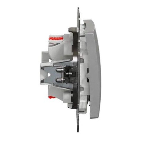 Двоклавішний перемикач Schneider Electric Sedna Design & Elements алюміній SDD113108