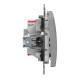 Двоклавішний перемикач Schneider Electric Sedna Design & Elements алюміній SDD113108