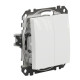 Двоклавішний перемикач Schneider Electric Sedna Design & Elements білий SDD111108