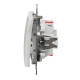 Двоклавішний перемикач Schneider Electric Sedna Design & Elements білий SDD111108