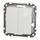 Кнопковий двоклавішний вимикач Schneider Electric Sedna Design & Elements білий SDD111118