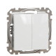Двоклавішний перемикач Schneider Electric Sedna Design & Elements білий SDD111108
