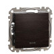Перемикач Schneider Electric Sedna Design & Elements з підсвіткою венге SDD181106L