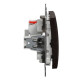 Вимикач Schneider Electric Sedna Design & Elements з підсвіткою венге SDD181101L