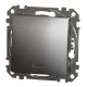 Перемикач Schneider Electric Sedna Design & Elements з підсвіткою матовий алюміній SDD170106L